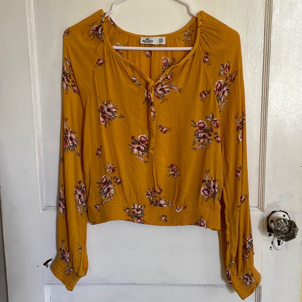 Floral Hollister Blouse